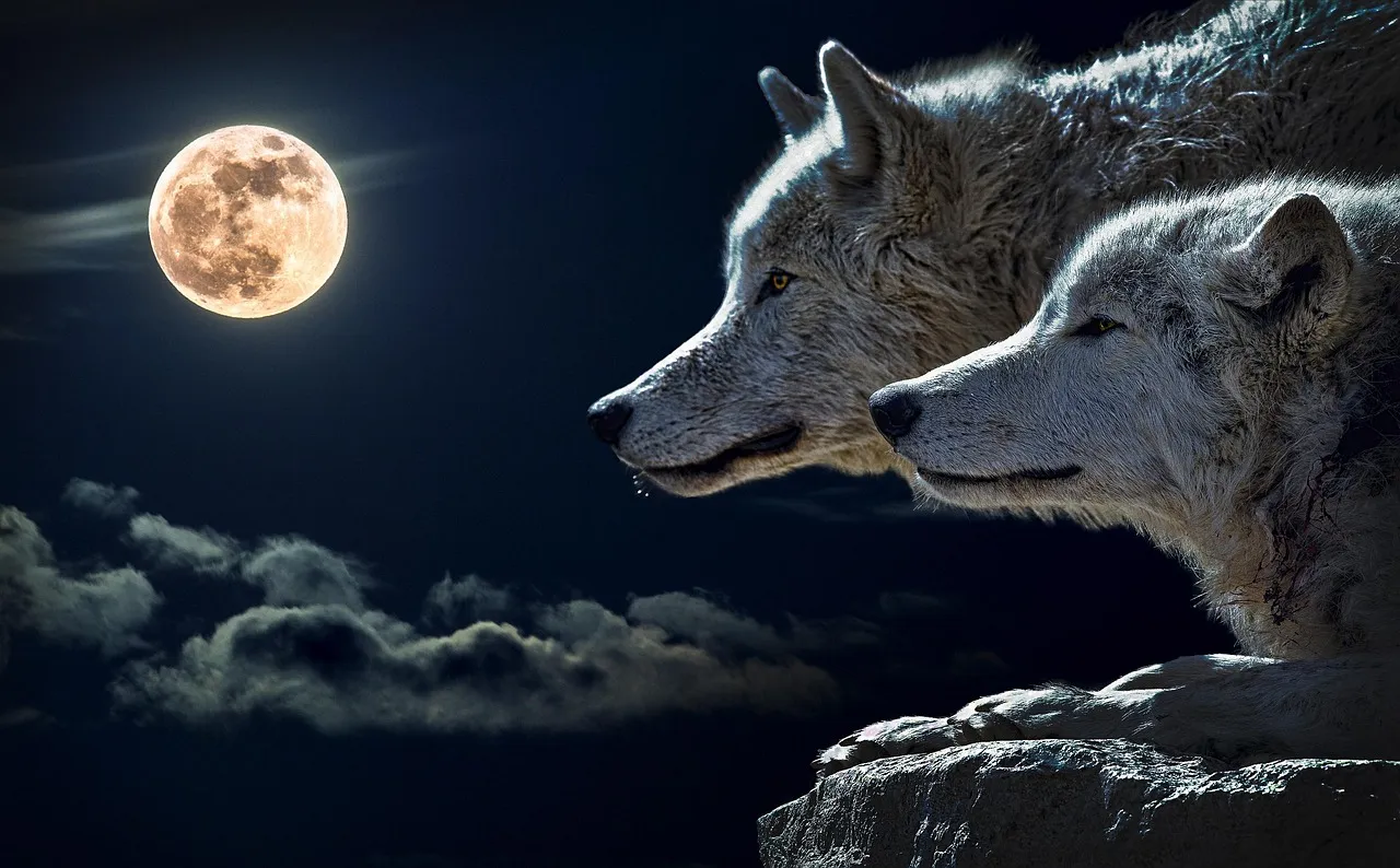 Diosa de la luna Selene con su amado Endimion