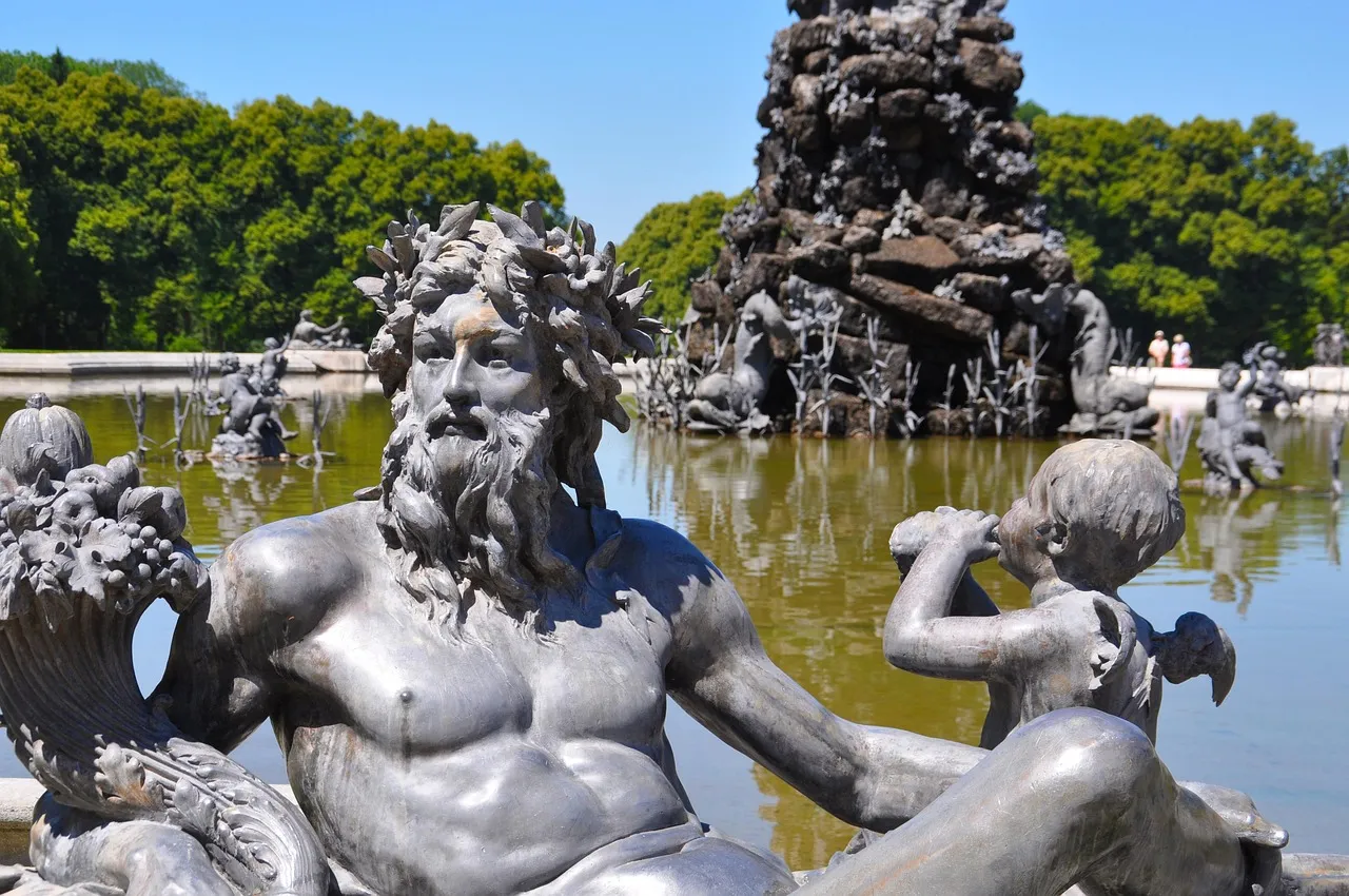 Leto en la fuente de Versalles