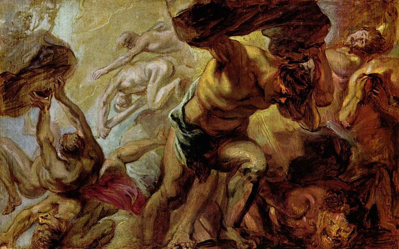 Caida de los titanes de Rubens