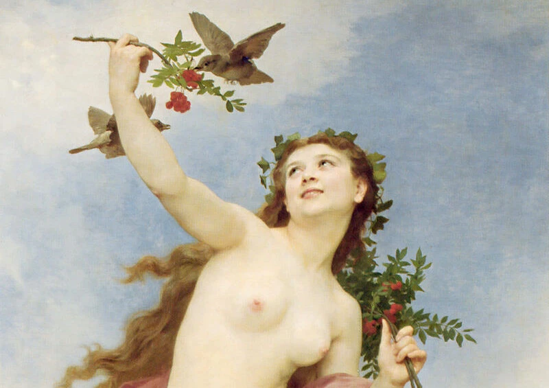 Diosa griega Hemera del día de William-Adolphe Bouguereau