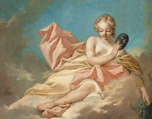 La musa Melpomene de Nicolas Rene Jollain