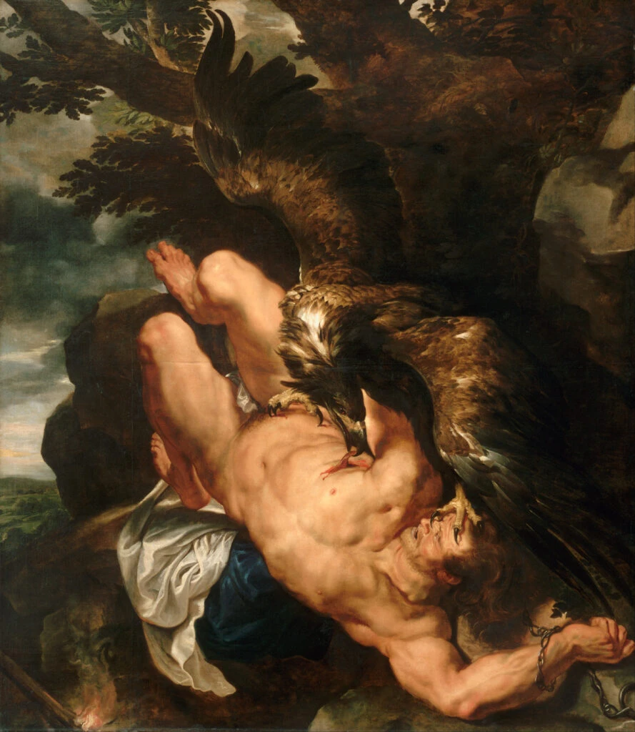 Prometeo encadenado de Peter Paul Rubens