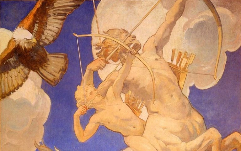 Quiron y Aquiles de John Singer Sargent