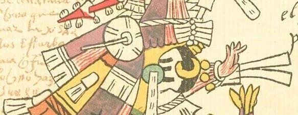 Dios azteca Itztlacoliuhqui del invierno y la nieve
