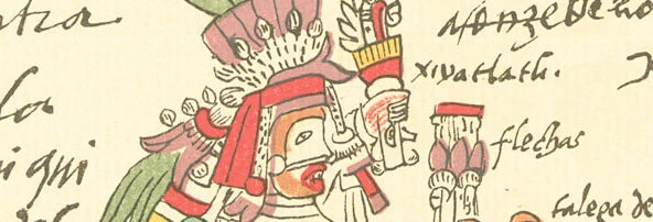 El dios azteca Mixcoatl de la caza