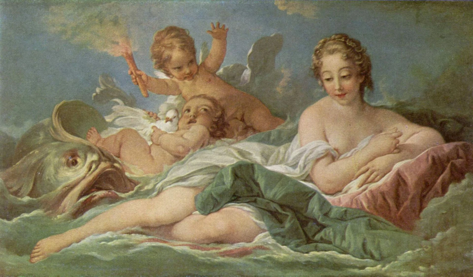 El nacimiento de Venus de François Boucher