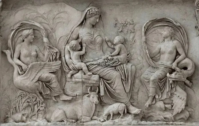 Relieve de Diosa Gea