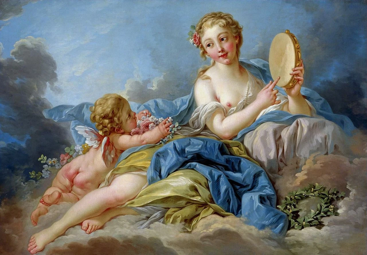 la musa Tepsicore de François Boucher